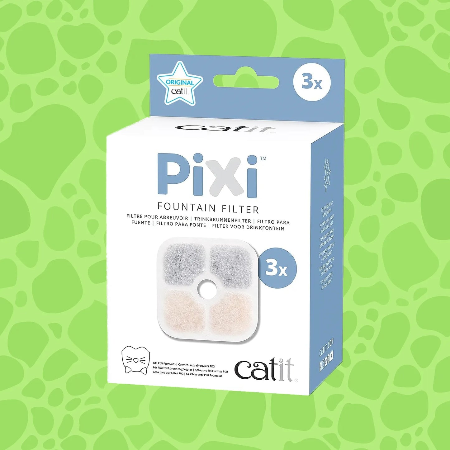 Pixi Fountain Filter, 3er-Pack