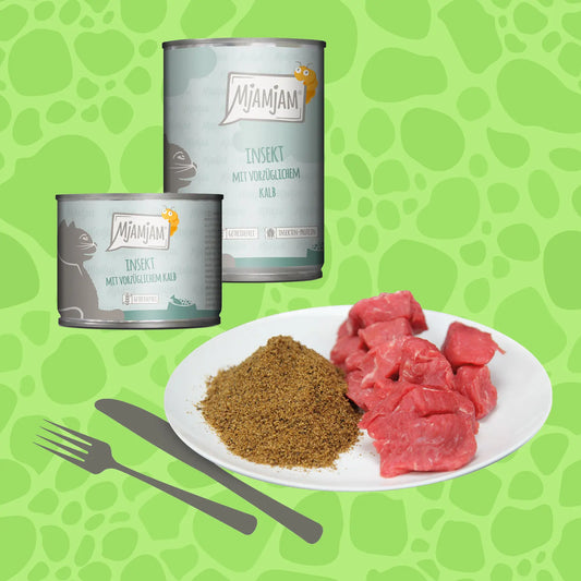 Mjamjam Insektenprotein Katzenfutter