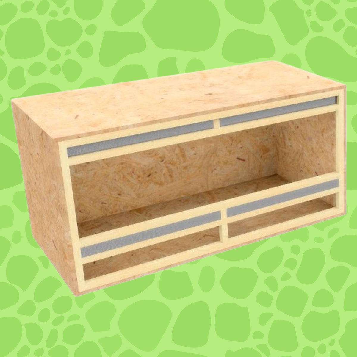 OSB Terrarium mit Frontbelüftung