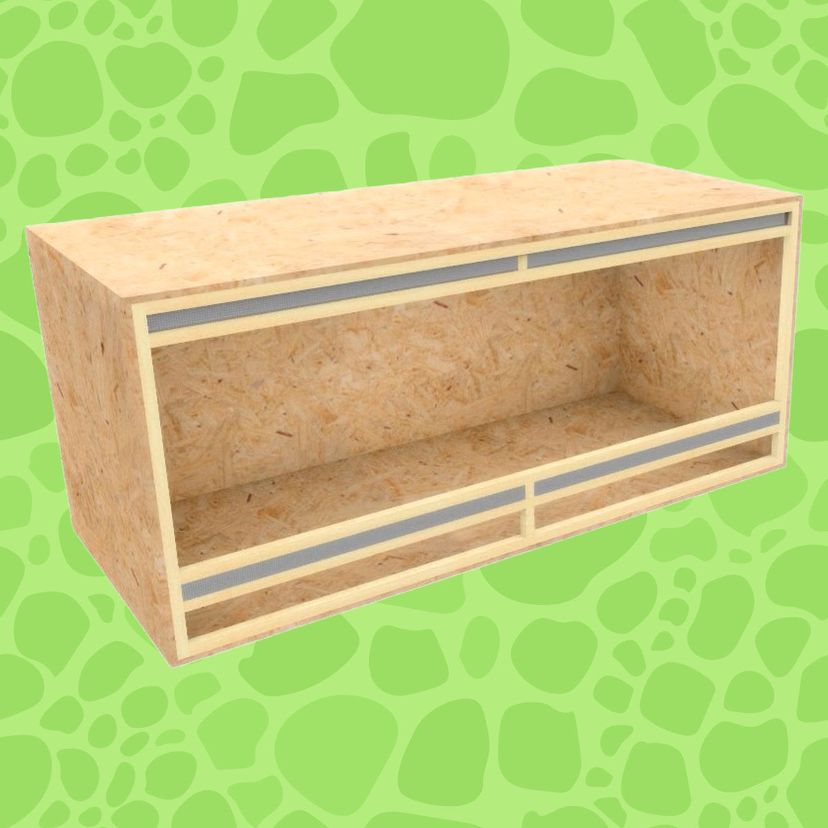 OSB Terrarium mit Frontbelüftung
