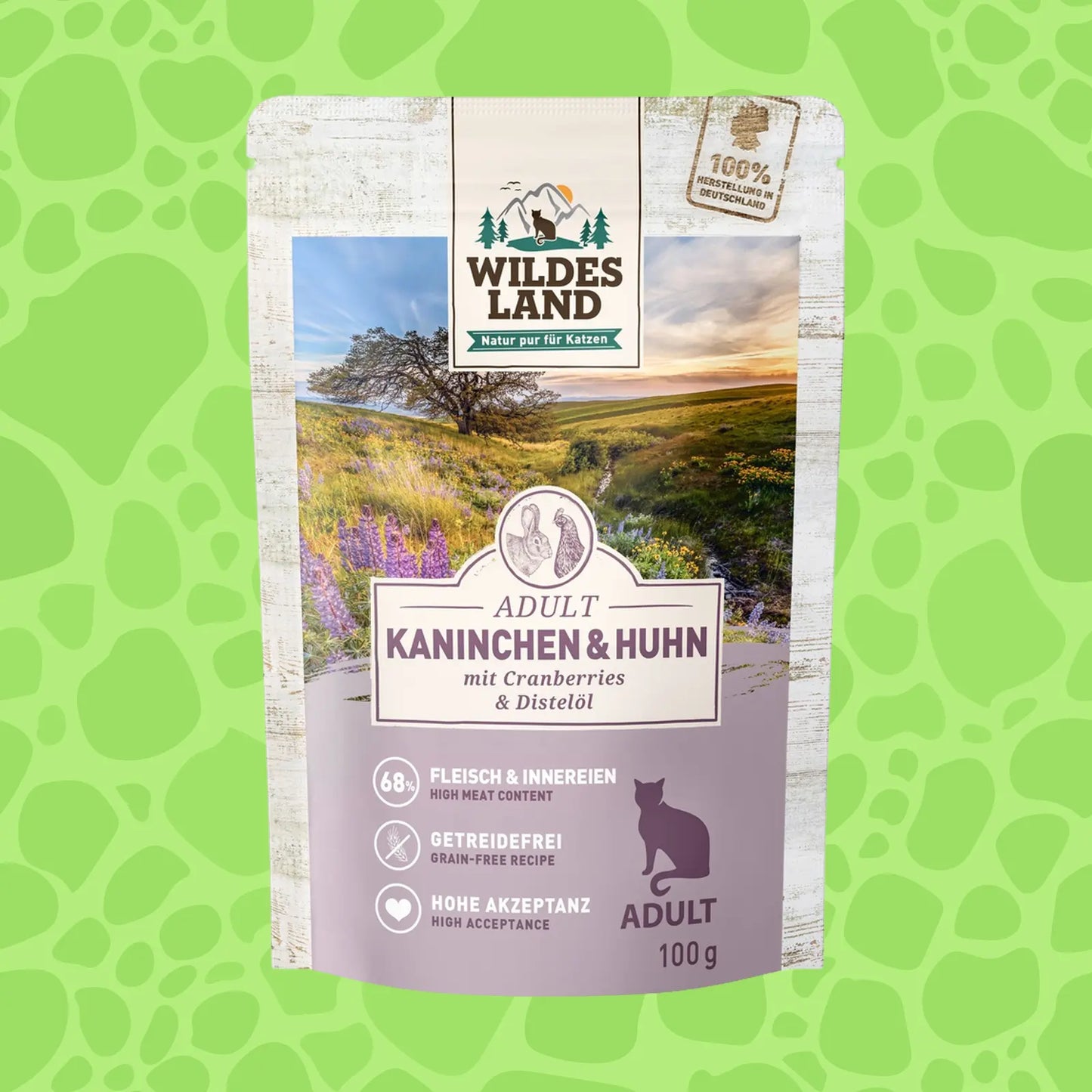 Wildes Land Nassfutter 100 g